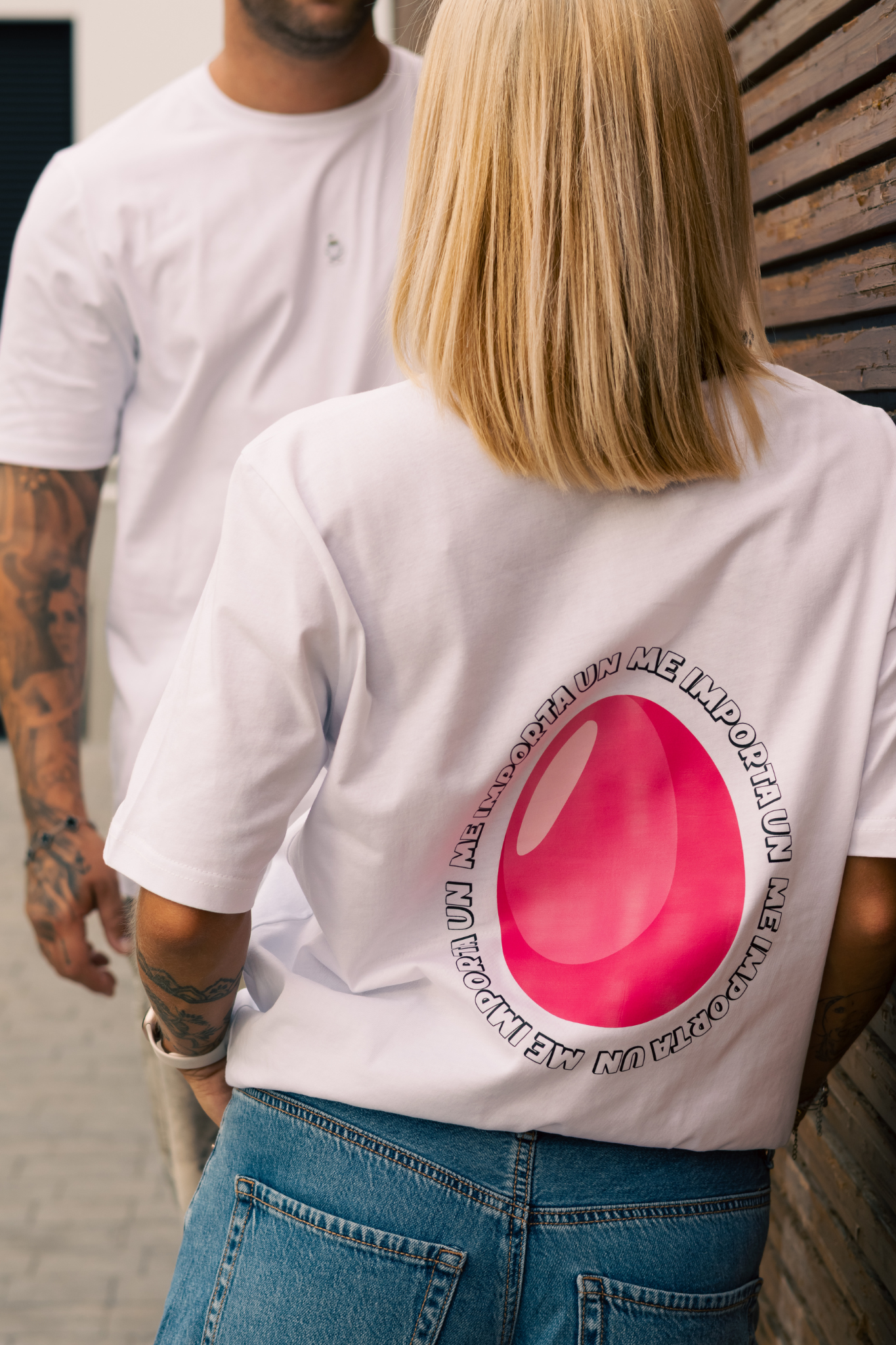 CAMISETA HUEVO BLANCA