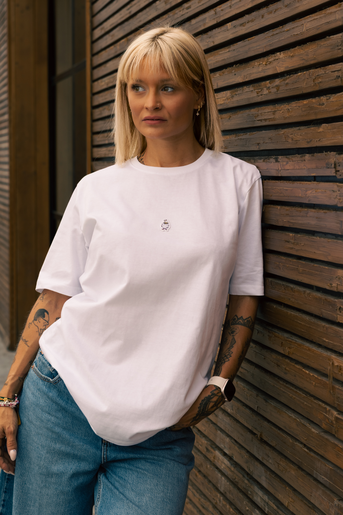 CAMISETA HUEVO BLANCA